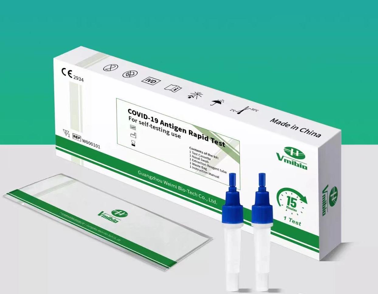 Weimi Bio-Tech's COVID-19 Antigen Rapid Test has obtained CE certification